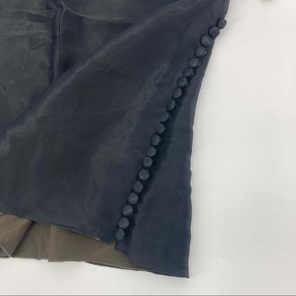 NEW! Brioni Women’s Sleeveless Silk Blen Blouse with Side Button Detail - Size 8 - Picture 3 of 12